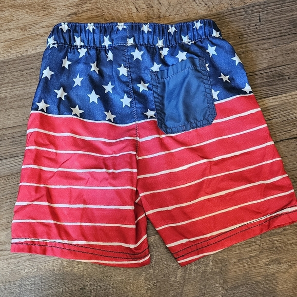 Old Navy Boys 4T Patriotic Swim Trunks - Picture 2 of 4